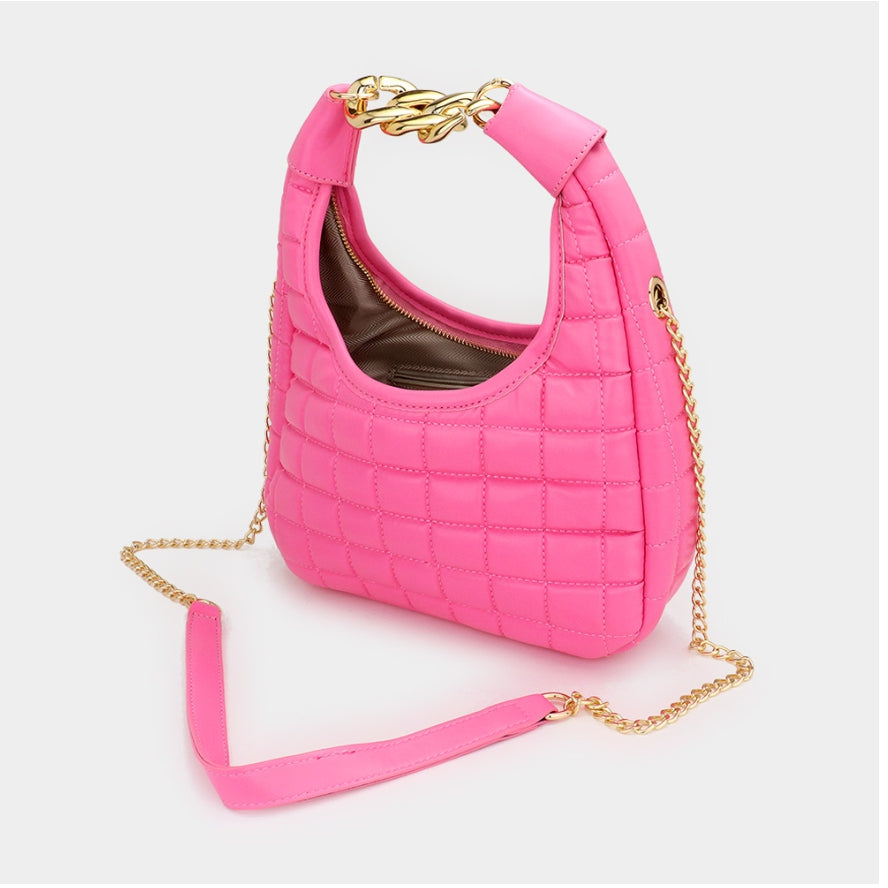 Chanel Small Hobo Bag, Pink Lambskin - New in Box - The