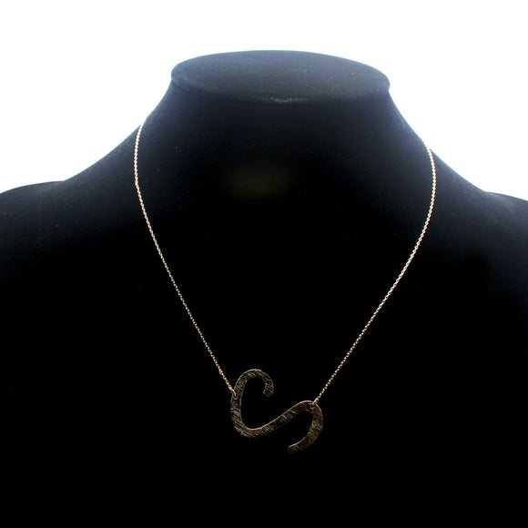 INITIAL "S" NECKLACE