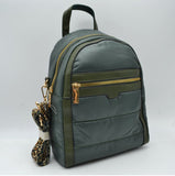 Quilted backpack - olive