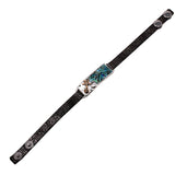 Sea  Life with abalone leather bracelet