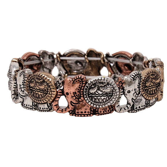 Elephant bracelet - multi color