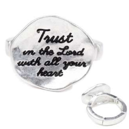 [12pcs set] Trust ring - silver