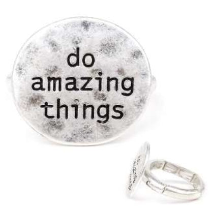 [12pcs set] do mazing things ring - worn silver