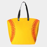 Baseball & Softball tote - yellow