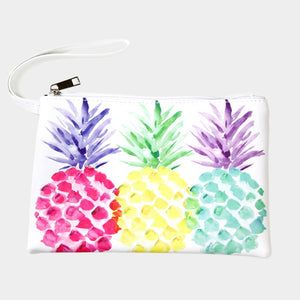 Colorful pineapple pouch - multi