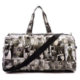 Michelle Obama weekender travel bag - black white