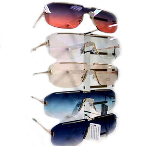 [12pcs] Unisex shiled shape sunglasses