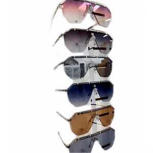 [12pcs] Unisex shield shape sunglasses