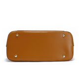 2-n-1 market tote & zipper crossbody bag - brown