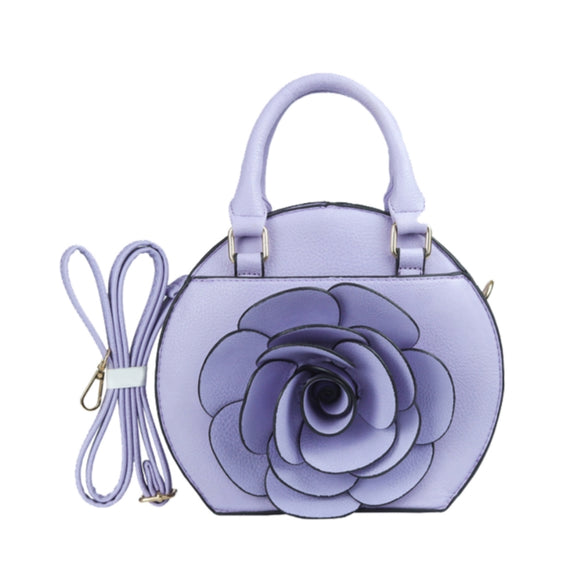 Floral edition satchel - purple