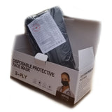 [50PC] Disposable 3ply mask - black