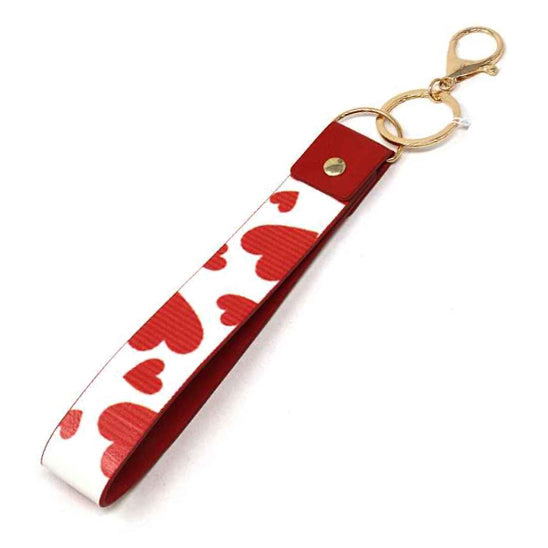 [12pcs] Heart print keychain strap ($3.25/pc)