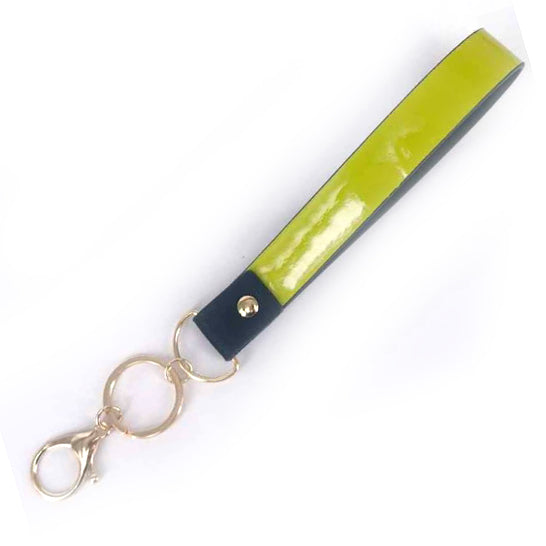 [12pcs] Enamel keychain strap - green ($2.75/pc)