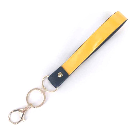 [12pcs] Enamel keychain strap - yellow ($2.75/pc)