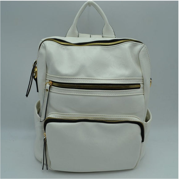 Convertible backpack - white
