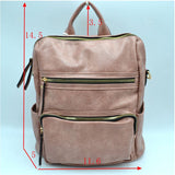Convertible backpack - taupe