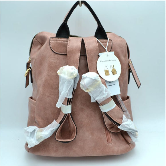 Convertible backpack - stone