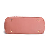 3-in-1 diamond quilted handbag set - pink