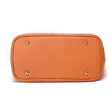 3-in-1 quilted detail handbag set - brown
