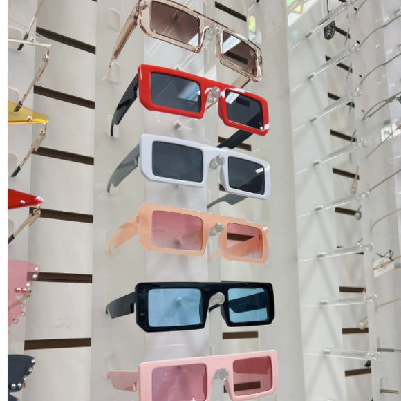 [12pcs] Square two-tone frame sunglasses ($2.75/pc)