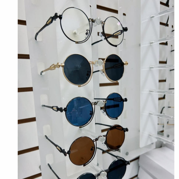 [12pcs] Metal round frame sunglasses ($4.5/pc)