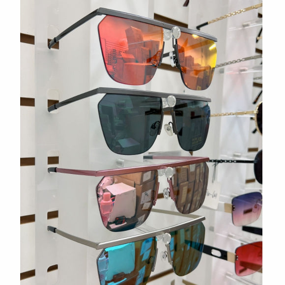 [12pcs] Men's fashion mirror sunglasses ($3.75/pc)
