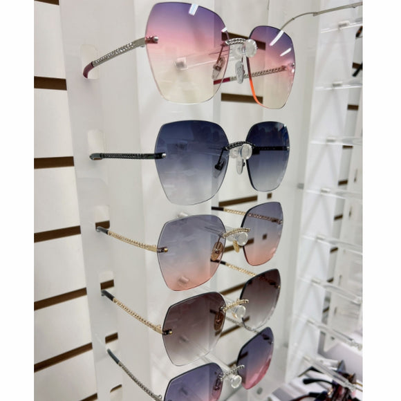 [12pcs] Polygon two-tone sunglasses ($4/pc)
