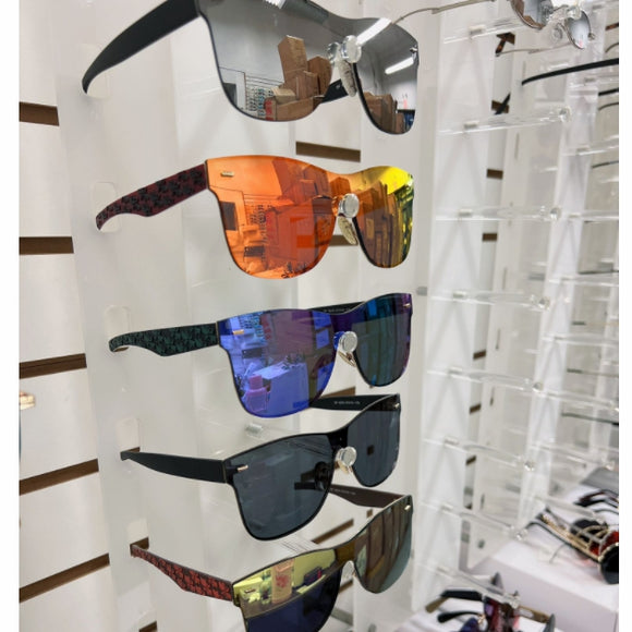 [12pcs] Men's mirror wide frame sunglasses ($3/pc)