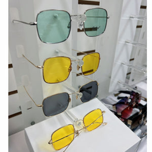 [12pcs] Square metal frame sunglasses ($3/pc)