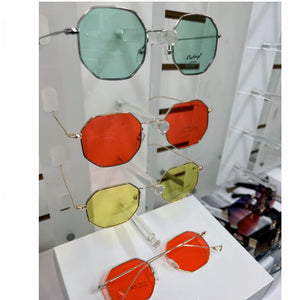 [12pcs] Polygon metal frame sunglasses ($3/pc)