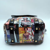 Michelle Obama magazine backpack with wallet - multi