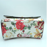 Turn-lock floral print tote with wallet - multi