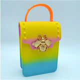 Queen bee jelly cellphone crossbody bag - aurora yellow
