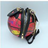 8-inch Graffiti basketball chain shoulder bag - mutli 4