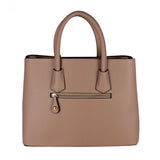 Fashion tote with wallet - tan