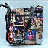 Michelle Obama magazine crossbody bag - black