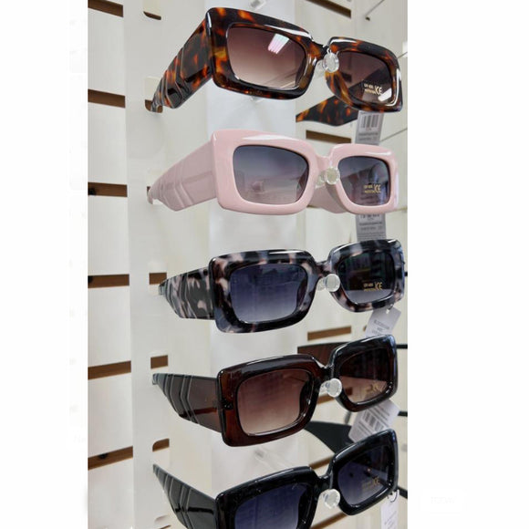 Square shape sunglasses with wide frame ($2.75/pc)