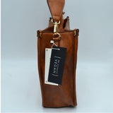Classic shoulder bag with fashion strap - stone