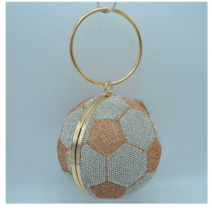 Soccer evening bag - champaign