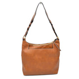 Multi pocket crossbody bag - brown