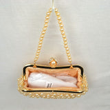 Pearl evening bag - white
