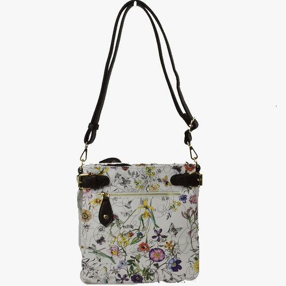 Floral print crossbody bag - multi(vt)