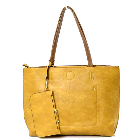 3 in 1 tote set - yellow