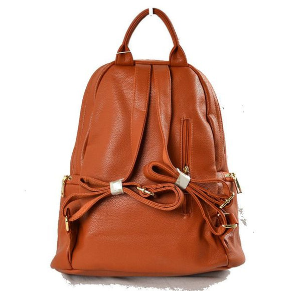 Classic leather backpack - brown
