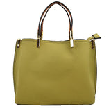 Textured tote - olive