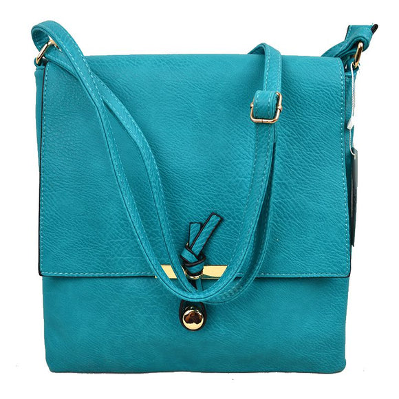 Classic crossbody bag - turquoise