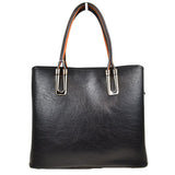 Tote with pouch - black