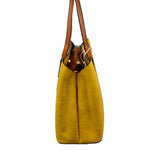 Tote with pouch - stone
