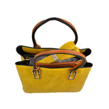 Tote with pouch - mustard