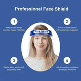[10PC PACK] Face Shield with elastic band and comfort sponge